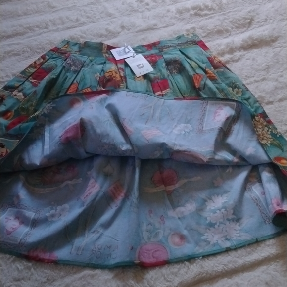 Grace Karin "Frida Kalho" print skirt - Picture 4 of 5